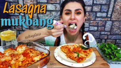 cheesy Lasagna rolls mukbang |Eating show | موكبانغ لازانيا روول بالجبنه