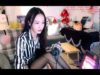 Chinese ASMR,blow with straw,mouth sound.eat Strawberry[贝拉小姐姐ASMR]