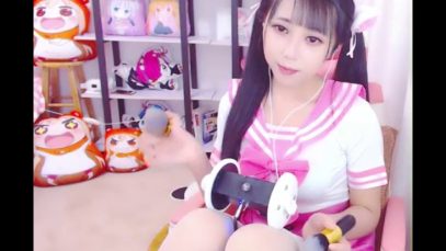 Chinese ASMR,brush,eat&tap ears[苏恩惠 ASMR]