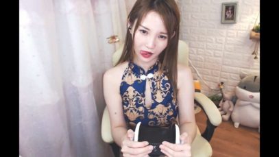 Chinese ASMR,ear licking,tapping,brushing,talking[桃桃asmr]