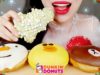 DONUT ASMR NO TALKING EATING SOUNDS KOREAN + 던킨도너츠 노토킹 이팅사운드