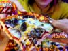 تحدي البيتزا العملاقه/Eating biggest PIZZA asmr