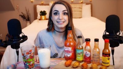 Eating the HOTTEST Wings ASMR Challenge