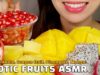FRUIT ASMR  KOREAN MUKBANG , NO TALKING EATING SOUNDS 과일 먹방 리얼사운드