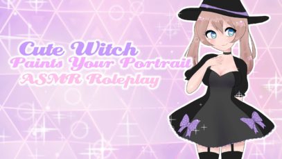 [Horror ASMR] ☆ Cute Witch Paints Your Portrait ☆ [Personal Attention]