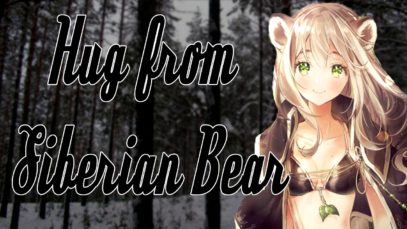 Hugs and vodka with Siberian bear girl
