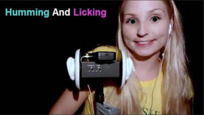 Humming And Licking Your Ears ASMR
