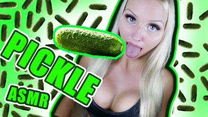 * INTENSE CRUNCH * ASMR Eating Pickled Cucumber