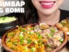 KOREAN FOOD ASMR *COCKLE BIBIMBAP+STEAMED EGG VOLCANO* NO TALKING EATING SOUNDSㅣ 꼬막비빔밥+ 폭탄계란찜 먹방