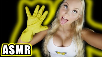 Latex Gloves + Oil + Ear Massage + Rain ASMR