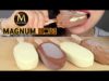 MAGNUM ICE CREAM ASMR *MINI* Eating Sounds (No Talking) KOREAN + 매그넘 노토킹 먹방