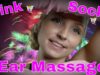Massaging Your Ear With My Pink Socks | ASMR Network | 4k Ultra HD ASMR