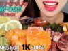 MOST POPULAR FOOD FOR ASMR (No Talking) SEA GRAPES, SALMON, OCTOPUS, TOBIKO NIGIRI Eating Sounds