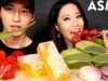 MOST POPULAR FOOD FOR ASMR with STEPHANIE SOO (Honeycomb, Aloe Vera, Tanghulu, Macarons)