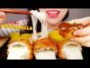 MOZZARELLA CHEESE ASMR *PORK CUTLET* MUKBANG NO TALKING EATING SOUNDS KOREAN + 치즈돈까스 먹방 이팅사운드