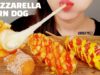 Mozzarella Corn Dog ASMR MUKBANG NO TALKING (Eating Sounds) KOREAN l 모짜렐라 핫도그 먹방 이팅사운드