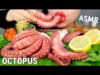 OCTOPUS ASMR (No Talking Mukbang) EATING SOUNDS KOREAN + 문어먹방