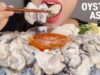 OYSTER ASMR *RAW&FRESH* MUKBANG NO TALKING + 굴 먹방 리얼사운드