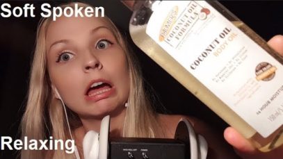 Playing With My Coconut Oil Lotion [asmr]