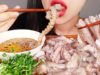 RAW OCTOPUS ASMR  NO TALKING EATING SOUNDS MUKBANG KOREAN ㅣ산낙지 먹방 노토킹 리얼사운드
