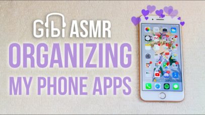 [Satisfying ASMR] Organizing my Phone Apps | What’s on my iPhone 8+