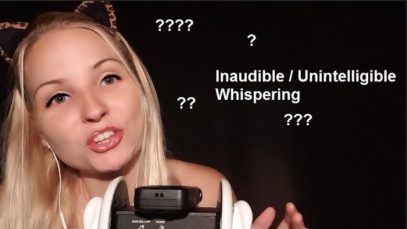 ? Sleep Inducing Sounds ? UNINTELLIGIBLE and INAUDIBLE Whispers [ASMR] ?