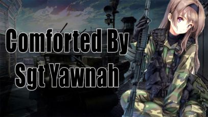 Soldier calms your nerves on your first day of forced conscription