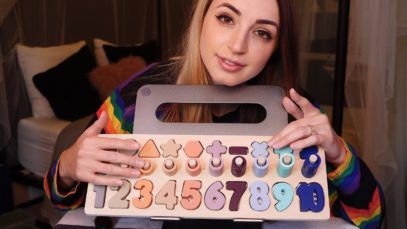 Soothing Wooden Puzzle for ASMR ? | Tapping, Tracing, Explaining
