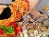 SPICY NOODLES,TURBAN SHELL ASMR NO TALKING EATING SOUNDS MUKBANG KOREAN ㅣ 소라 비빔국수 노토킹 이팅사운드