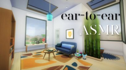 Super Relaxing Ear-to-Ear Whispering ? | Interior Design Sims 4 ASMR