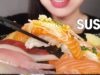 SUSHI ASMR RELAXING EATING (No Talking)+ 초밥 리얼사운드 먹방