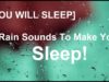 ☔ The Sound Of Rain From Inside A Window ☔ – Sleep Helping Sounds [LOUD RAIN DROPS]  ?