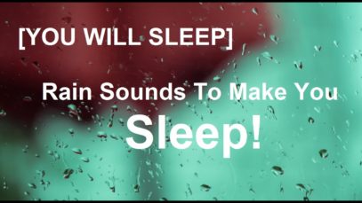 ☔ The Sound Of Rain From Inside A Window ☔ – Sleep Helping Sounds [LOUD RAIN DROPS]  ?