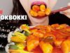 TTEOKBOKKI+MINI GIMBAP ASMR NO TALKING EATING SOUNDS (Mukbang Korean)ㅣ떡볶이 김밥 리얼사운드 먹방