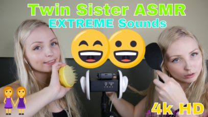 ✌ Two Triggers With The Tingle Twin Sister | ASMR Network | TINGLE IMMUNE CURE | 4k ASMR HD ✌