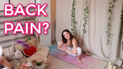 ?‍♀️ Yoga to help stretch out your back!