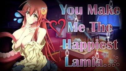 ? Your Big Tiddy Lamia Girlfriend Licks You In More Places Than One ? ~{R18 ASMR}~