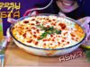 تحدي المعكرونه(الباستا)بالبيشاميل والجبنه/Cheesy PASTA challenge*ASMR*