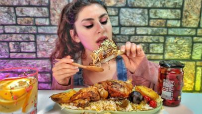 تجربه اكل مندي لحم على طريقتي | موكبانغ عربي |