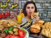 موكبانغ مائده رمضانيه متنوعه ( فطائر بالجبنه الكباب العراقي عرايس باللحم )
