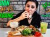 تحدي اكل الفلافل الشاميه المقرمشه | موكبانغ |