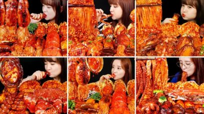 #1) SPICY SEAFOOD COOKING COMPILATIONS . | BOKYOUNG.