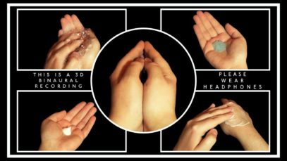 102. 3D Soapy Hands (3D Binaural – Wear Headphones) – SOUNDsculptures (ASMR)