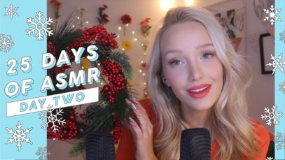 15 ASMR Tingle-Tastic Binaural Triggers! #25DaysOfASMR (Holiday Themed & Whispered) | GwenGwiz