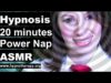 20 minutes power nap ASMR Hypnosis for sleep with waking; spiral induction #hypno #hypnosis #ASMR
