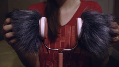 3D SCENES Mic TEST! Fluffy Ear Massage/Touching & Test Sounds ASMR
