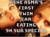 9,000 Sub Special – Ashe ASMR’s First Twin Ear Eating Video! Tingling Sensations Like No Other!