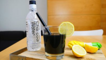 Activated Charcoal Water Lemonade チャコールウォーター レモネード