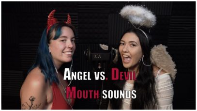 Angel Vs. Devil Mouth Sounds (ASMR) Some of the Best Triggers Yet! *Cosplay ASMR*