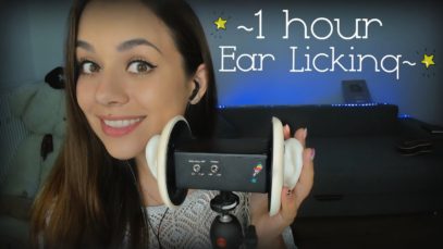 ASMR 1 hour of Ear Licking [150k SUBS celebration] for Tingle Immunity ??✨